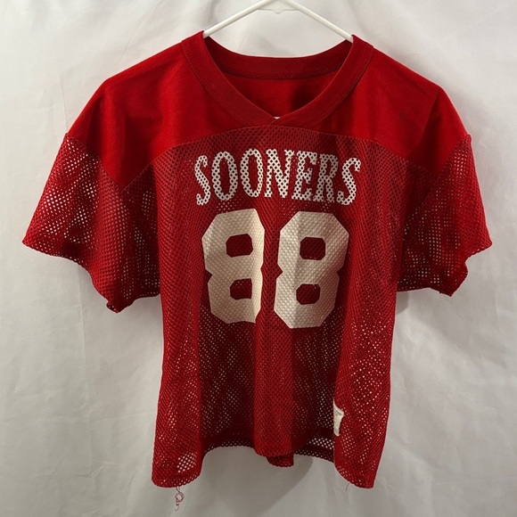 Russell Athletic Other - Vintage Oklahoma Sooners Youth Football Jersey Size XL Russell Athletic Mesh